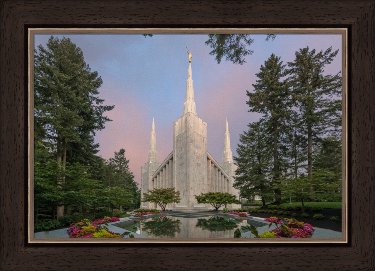 House of Peace: Portland Temple (27x35 Framed Art), , large image number 0