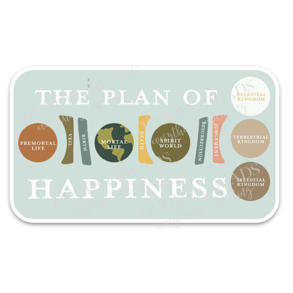 Plan of Happiness Missionary Sticker, , large image number 0