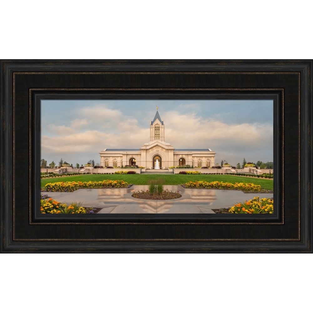 Fort Collins Temple, Covenant Path (17x30 Framed Art)
