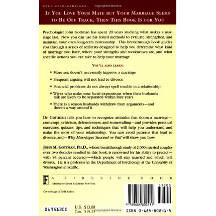 Why Marriages Succeed or Fail: And How You Can Make Yours Last, , large image number 1