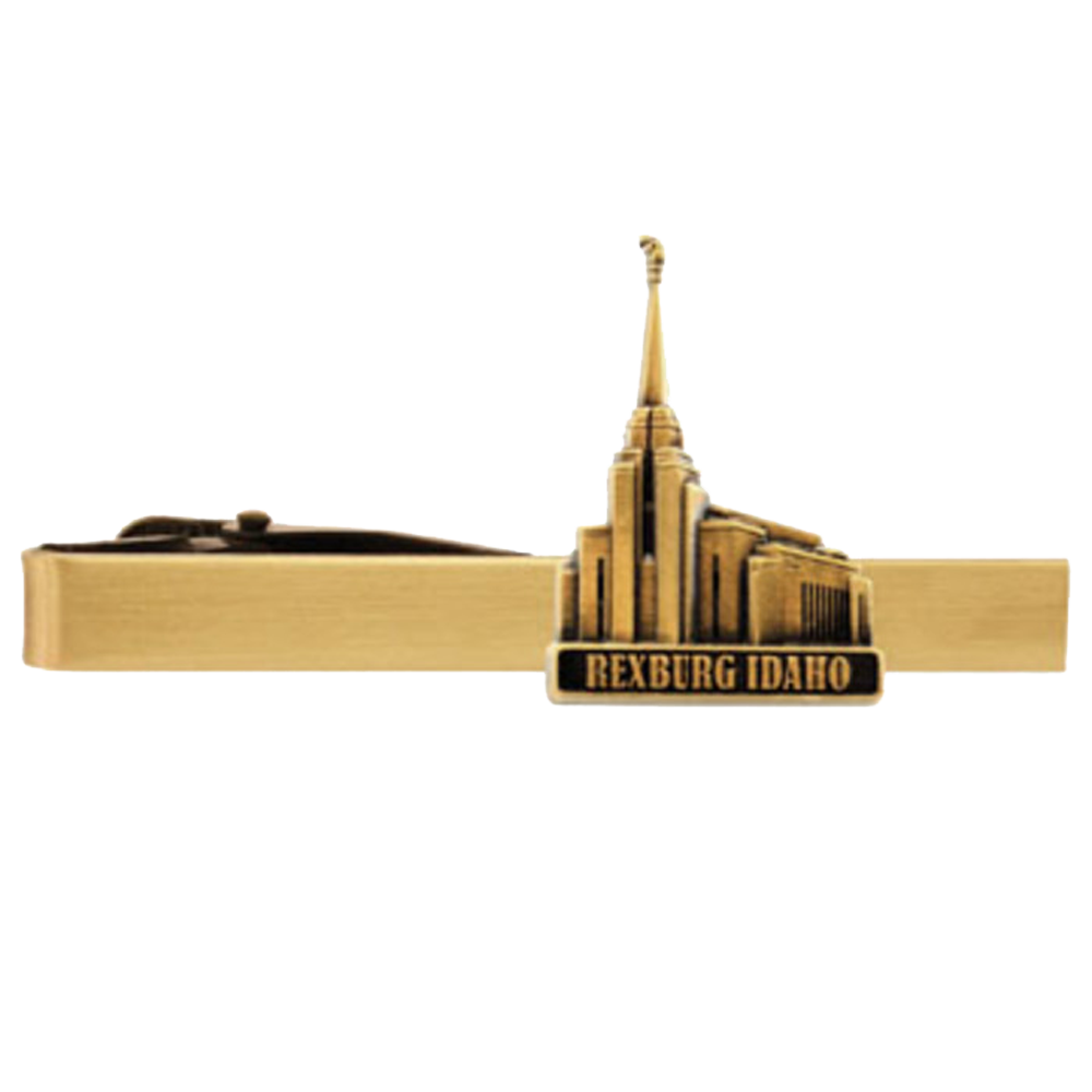 Rexburg Temple Tie Bar, , large image number 0