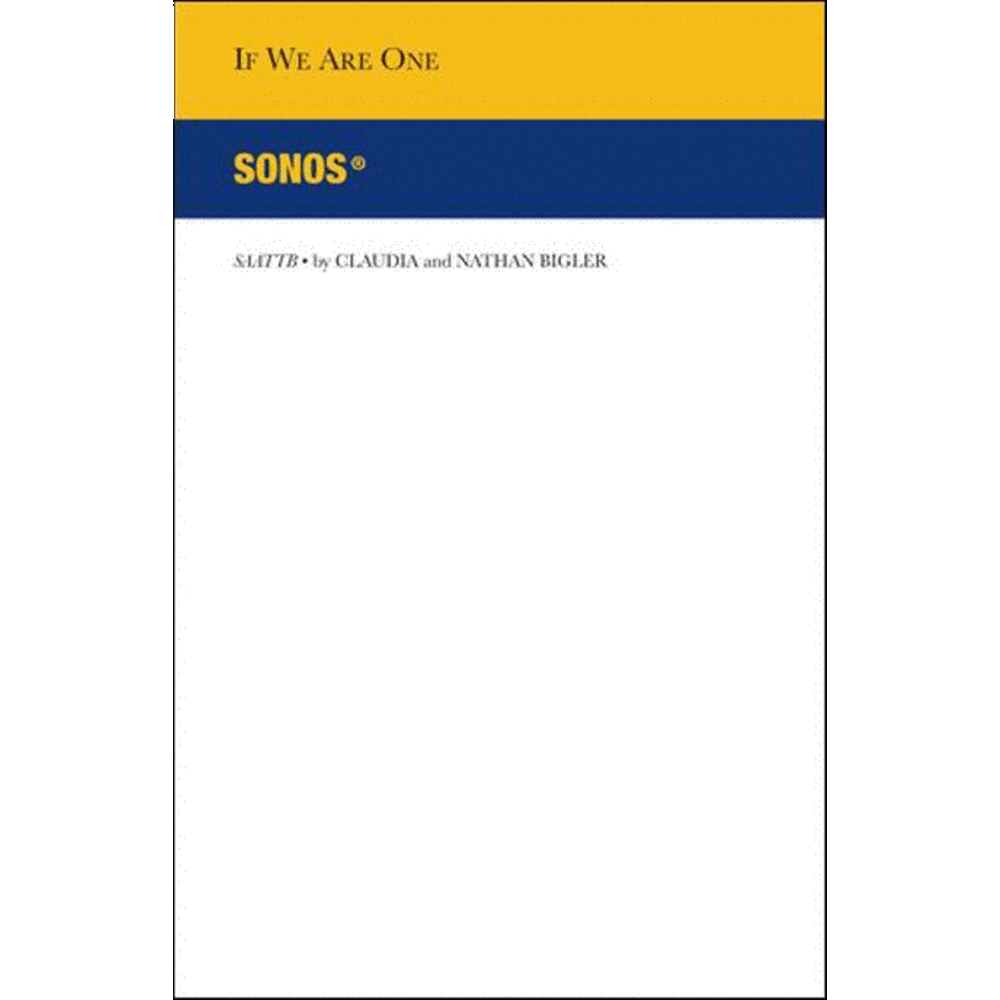 If We Are One SAATTB Sheet Music