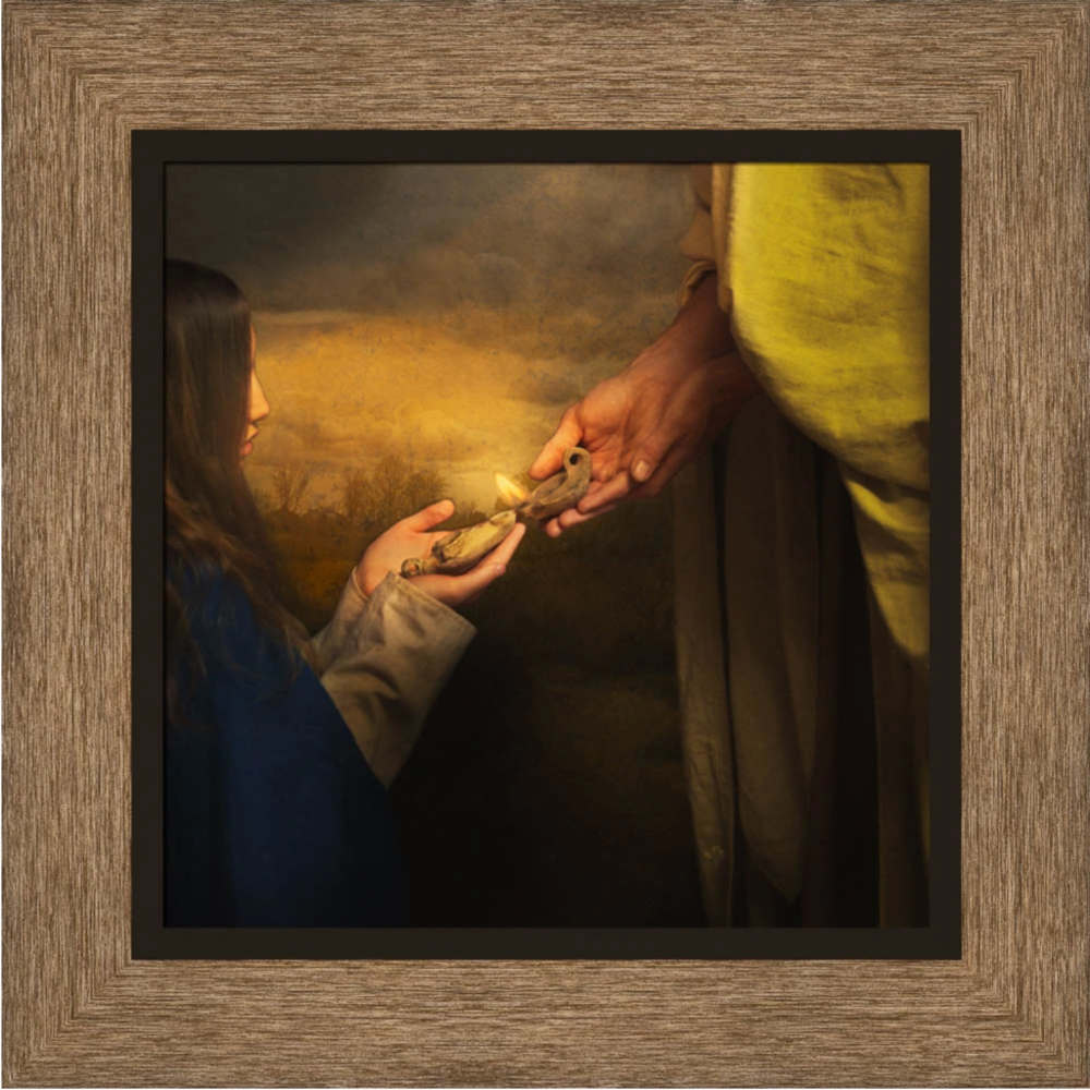 A Gift of Light (17x17 Framed Art), , large image number 0