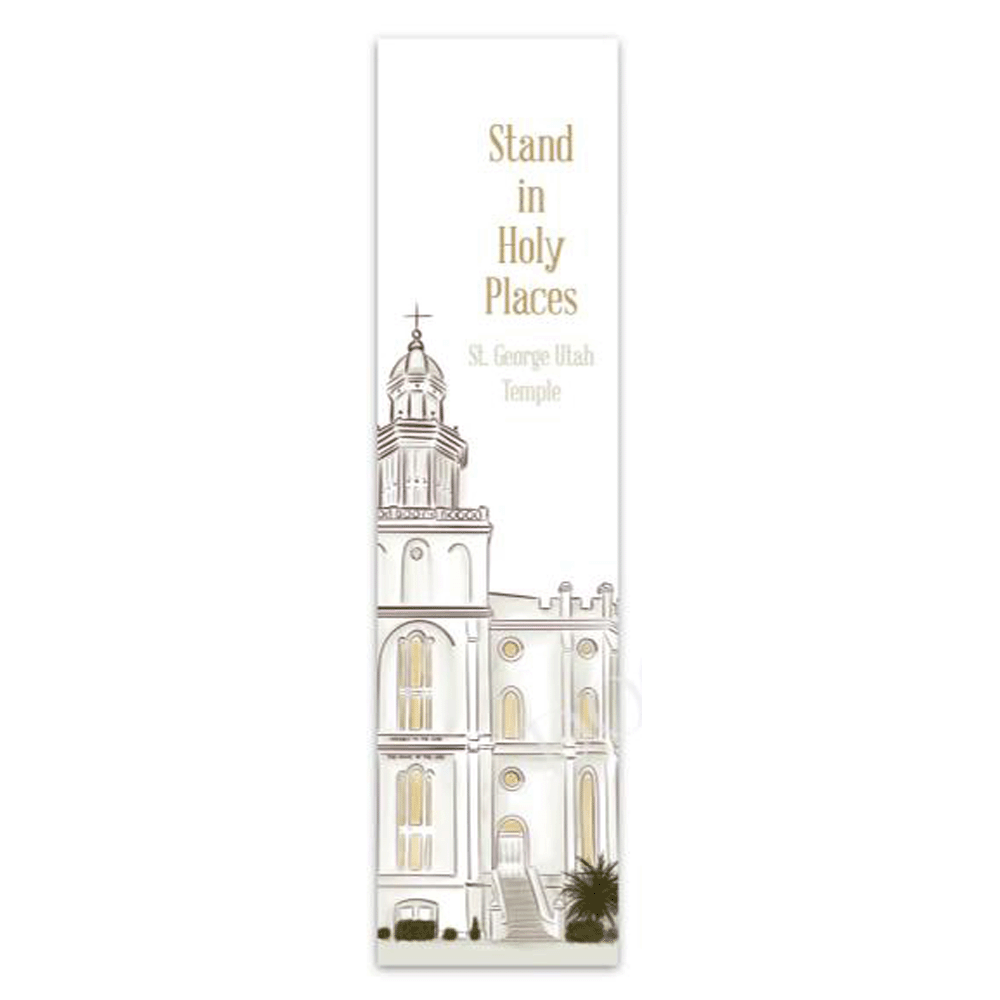 St George Temple Bookmark, , large image number 0