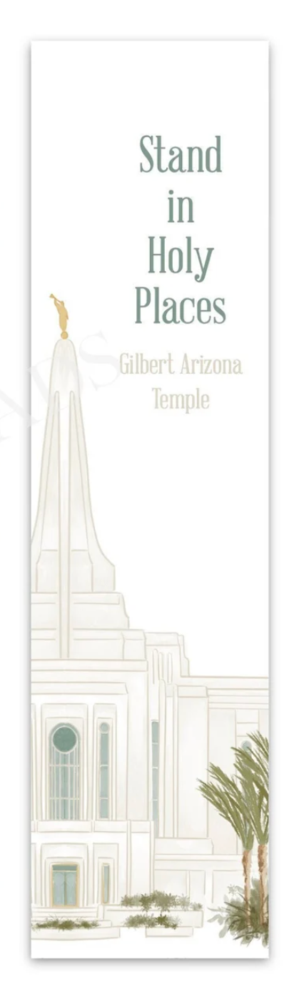 Gilbert Arizona Temple Bookmark, , large image number 0