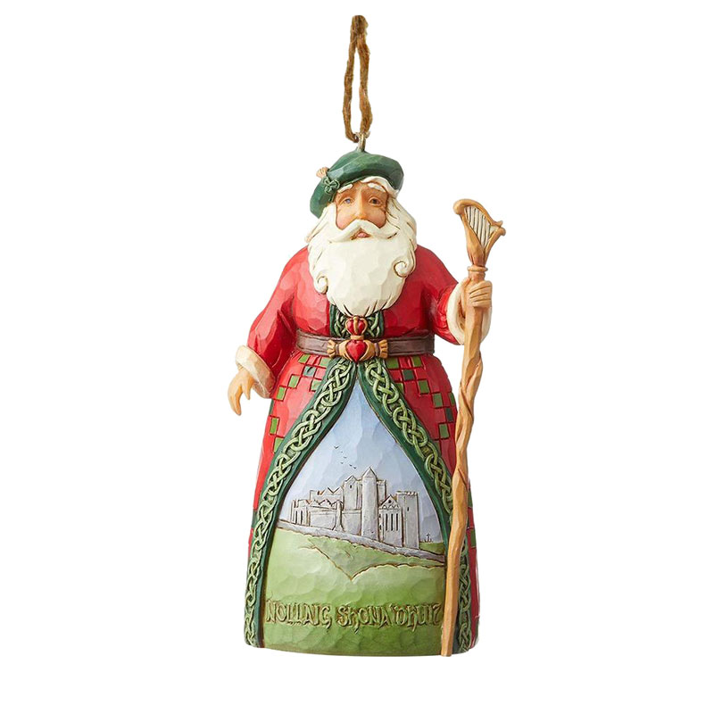 Irish Santa Ornament