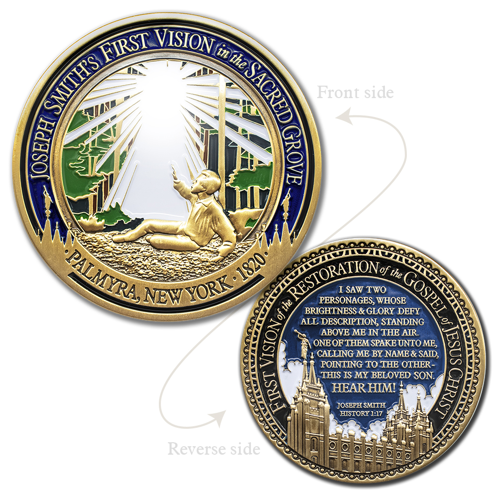 Joseph Smith First Vision Medallion, , large