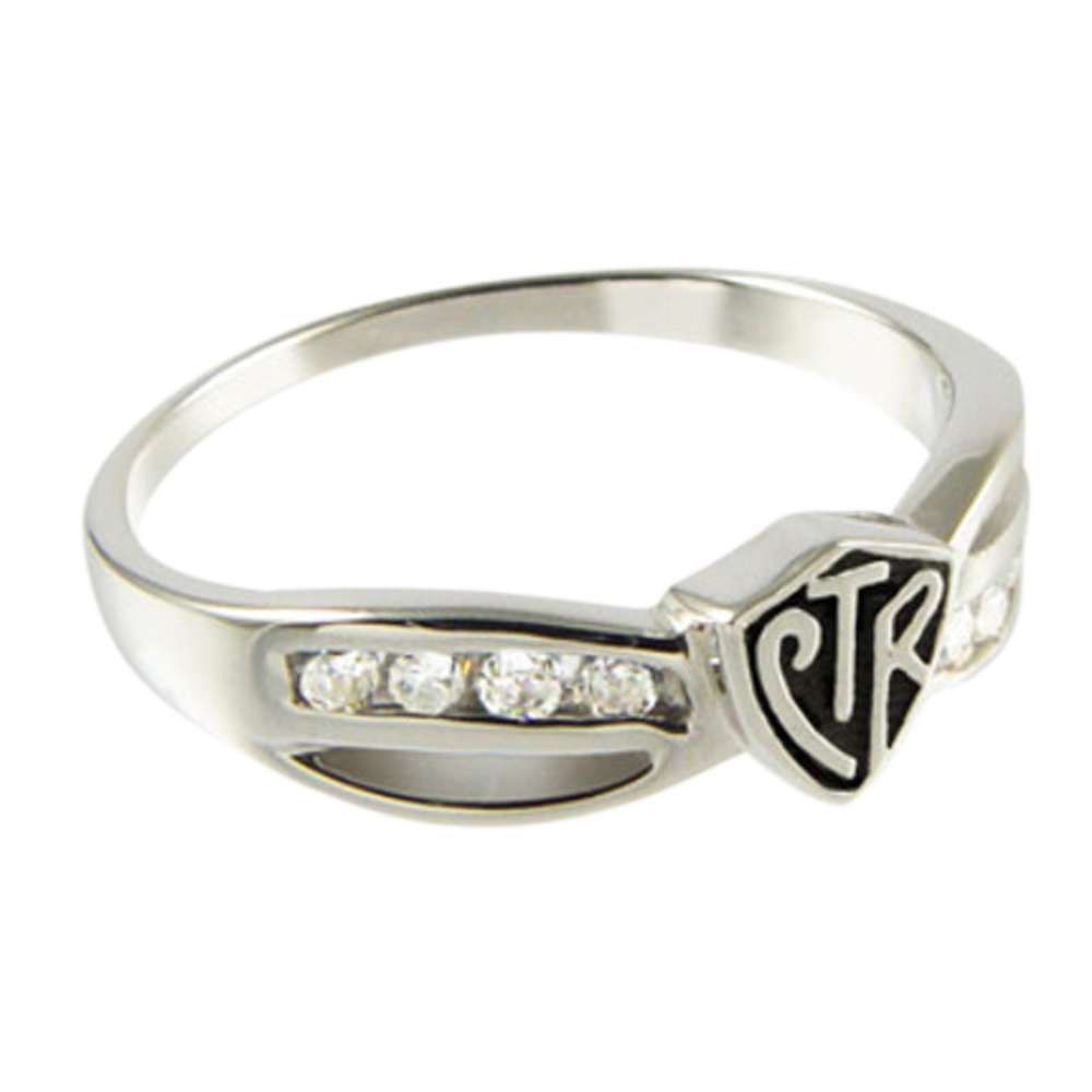Antiqued Bow CTR Ring
