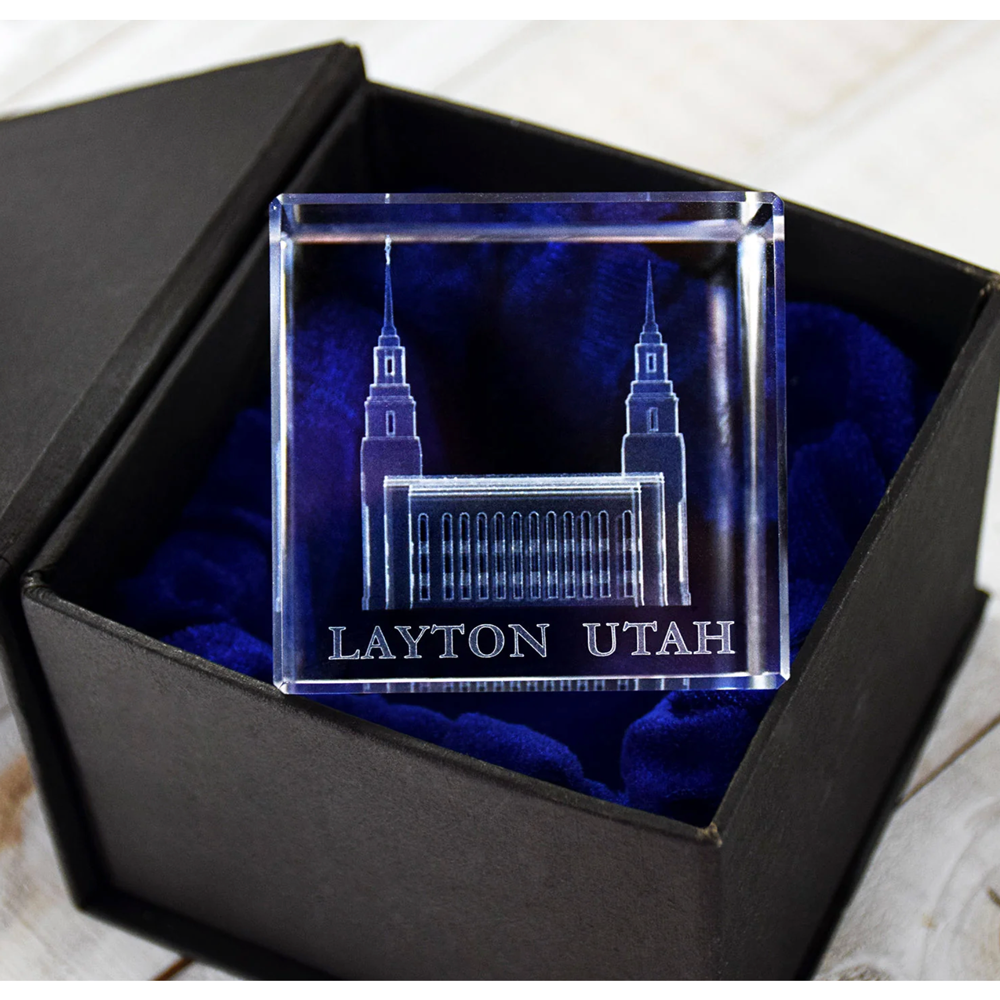 Crystal Cube Layton Utah Temple