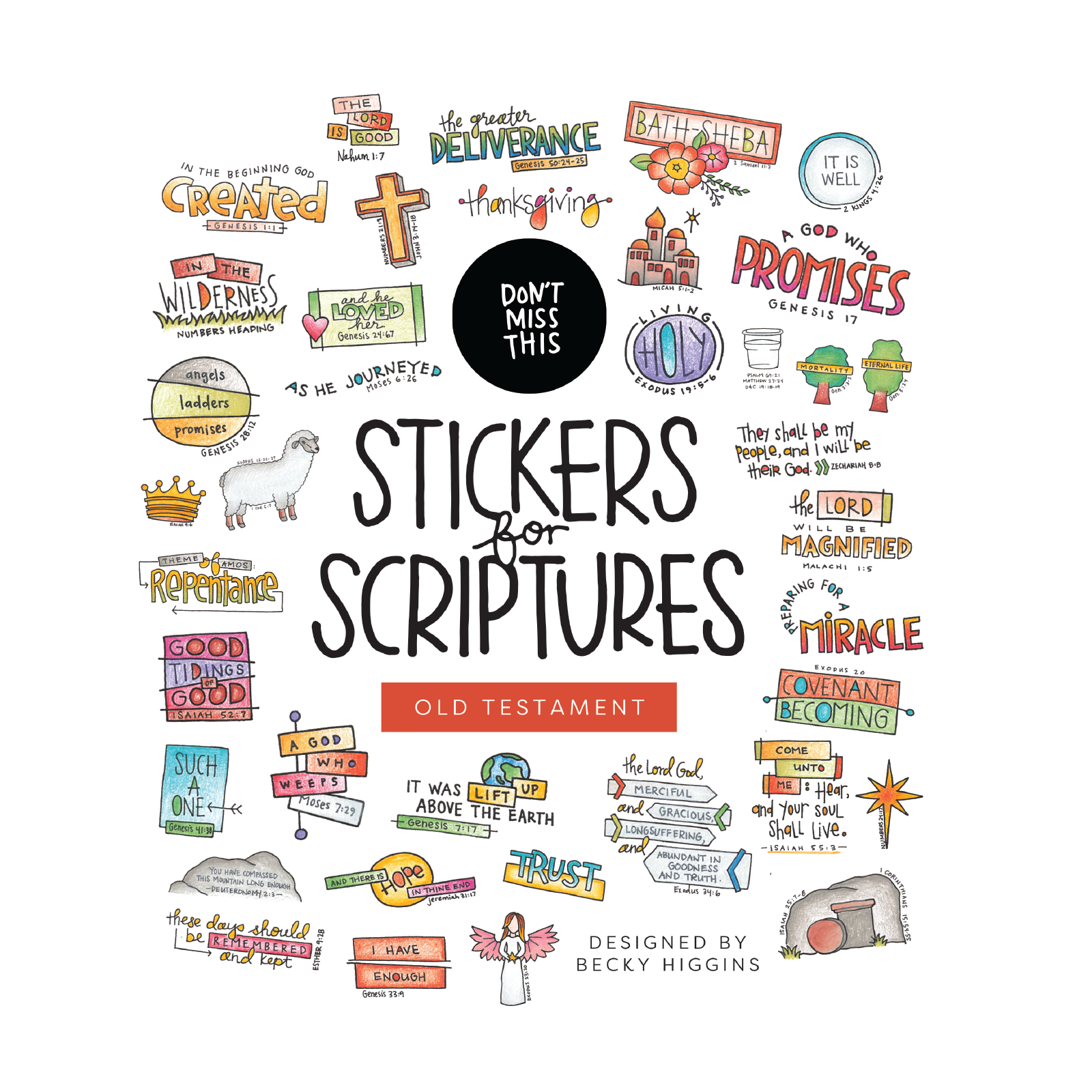 Don’t Miss This Stickers for the Old Testament