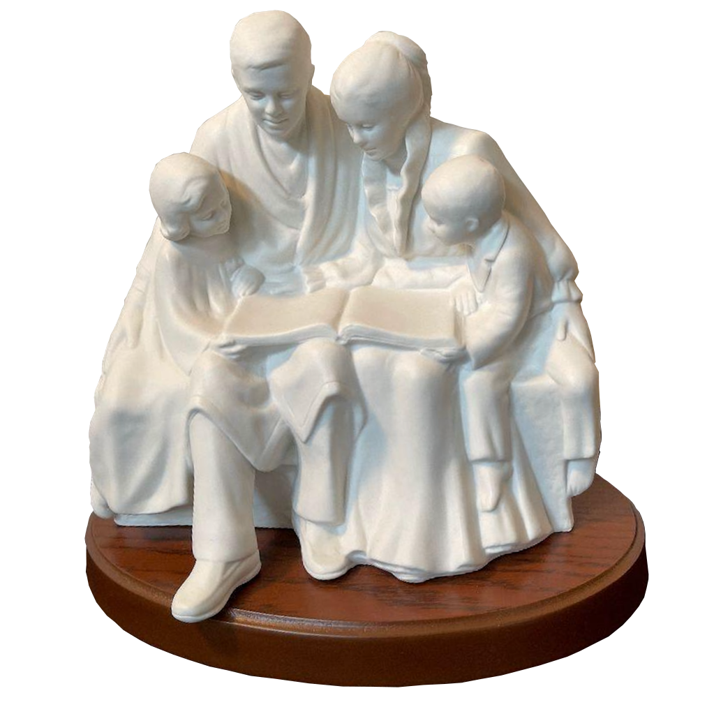 Family Ties Statue with Base (Porcelain), , large image number 0