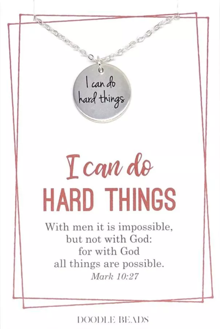 I Can Do Hard Things Necklace, , large image number 0