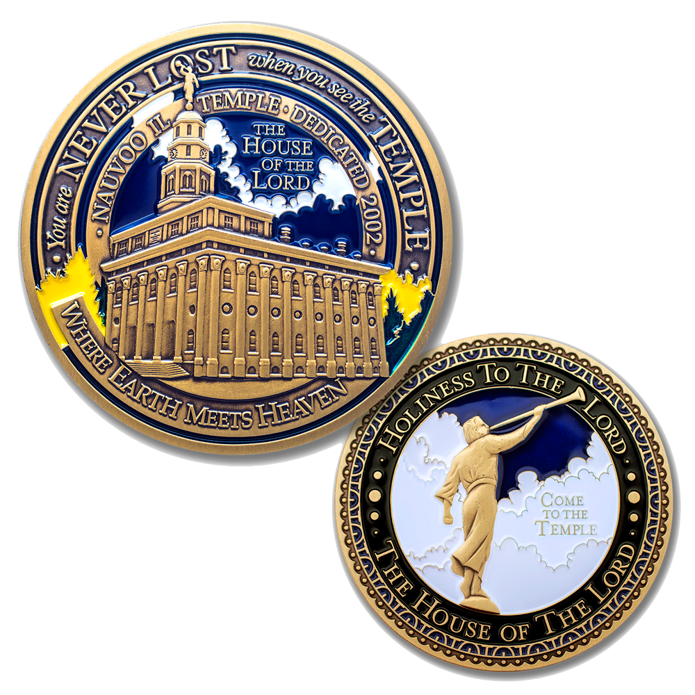 Nauvoo Temple Medallion Coin, , large image number 3