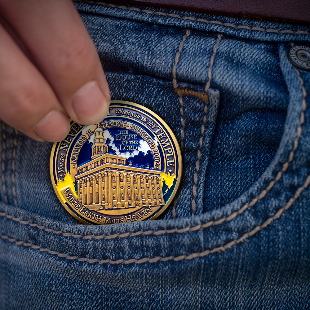 Nauvoo Temple Medallion Coin, , large image number 4