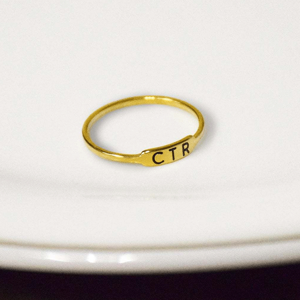 Bracket Gold CTR Ring, , large