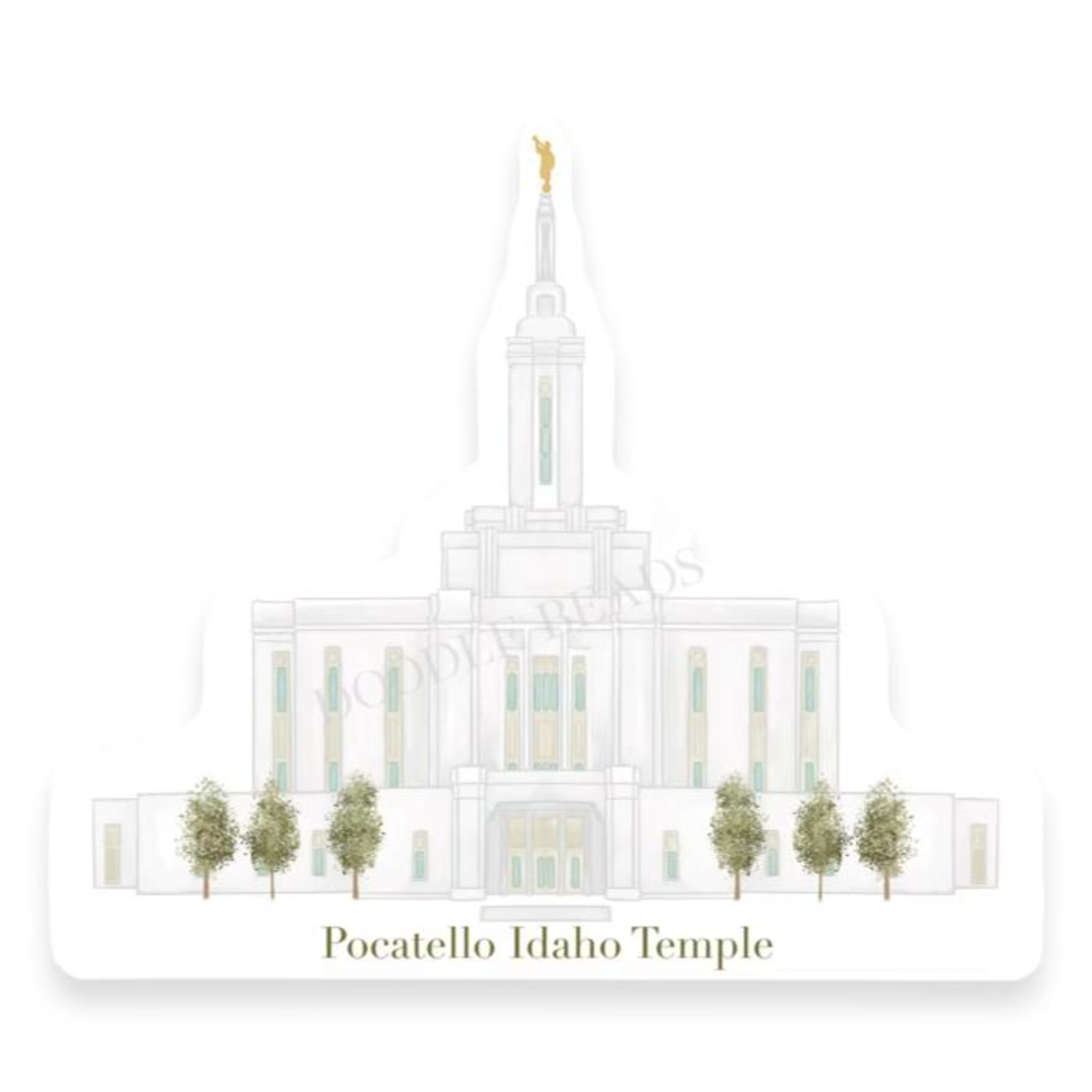 Pocatello Temple Sticker, , large image number 0