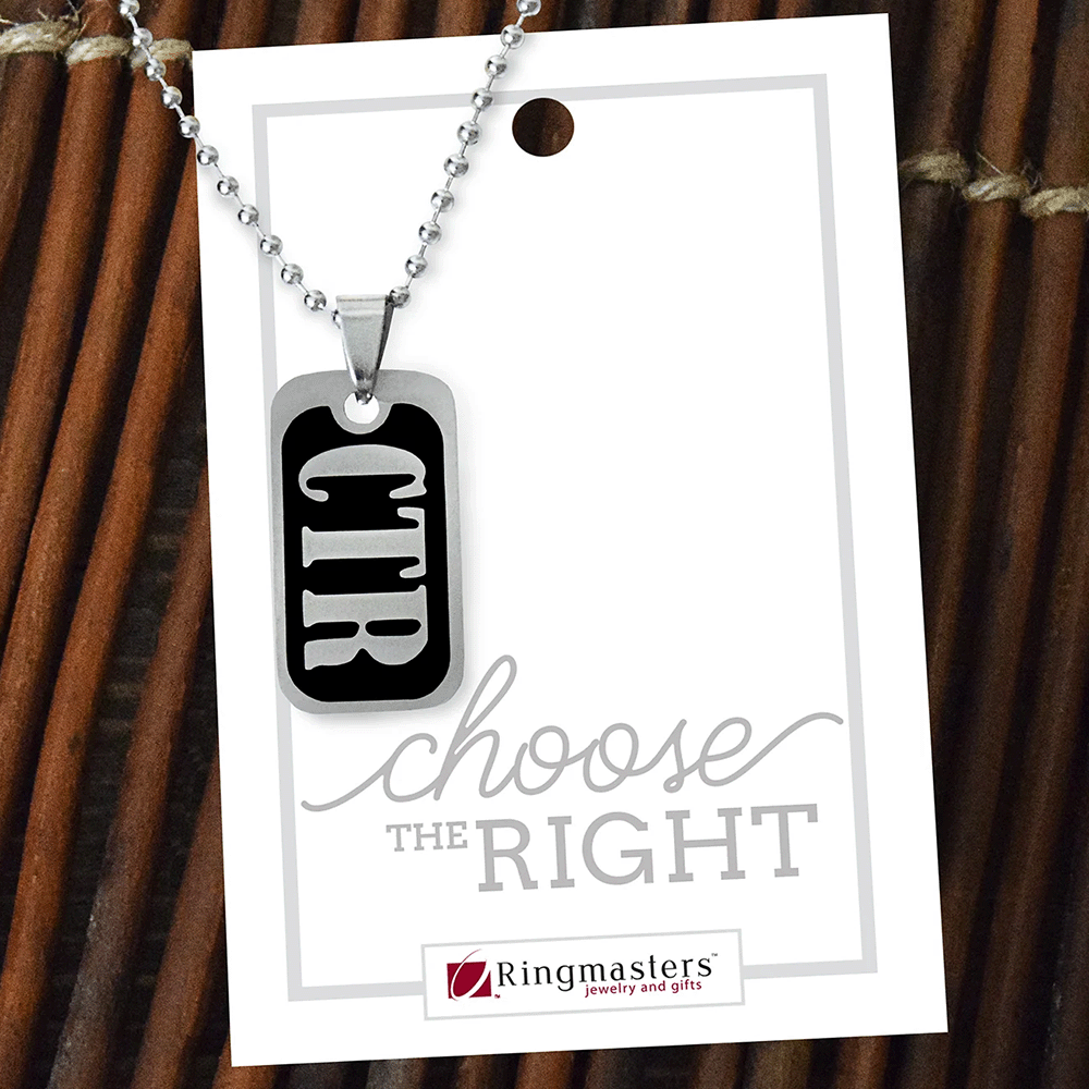 Mini CTR Dog Tag Necklace, , large image number 1