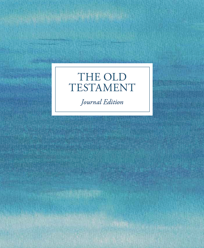 The Old Testament, Journal Edition, Ocean Blue (No Index)