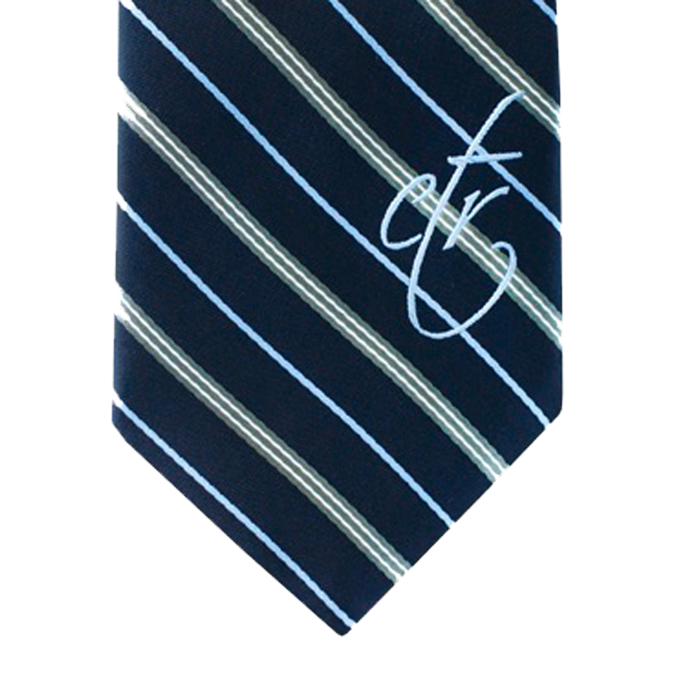 Youth Navy/Grey CTR Necktie