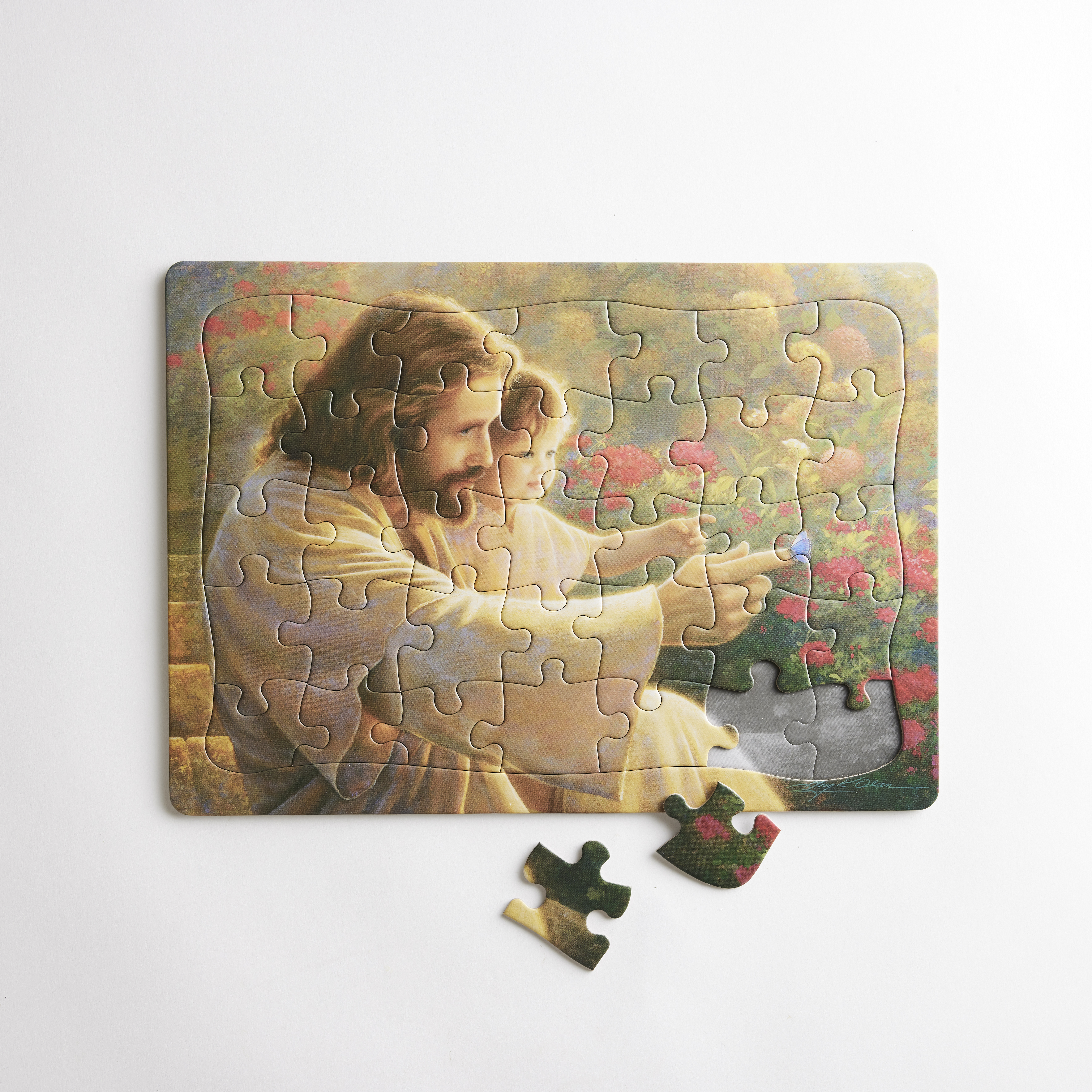 Precious in His Sight 35 Piece Tray Puzzle, , large image number 1