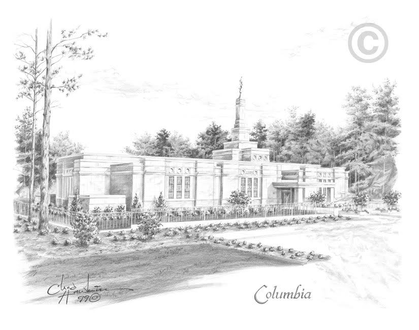 Columbia South Carolina Temple Recommend Holder, , large image number 1