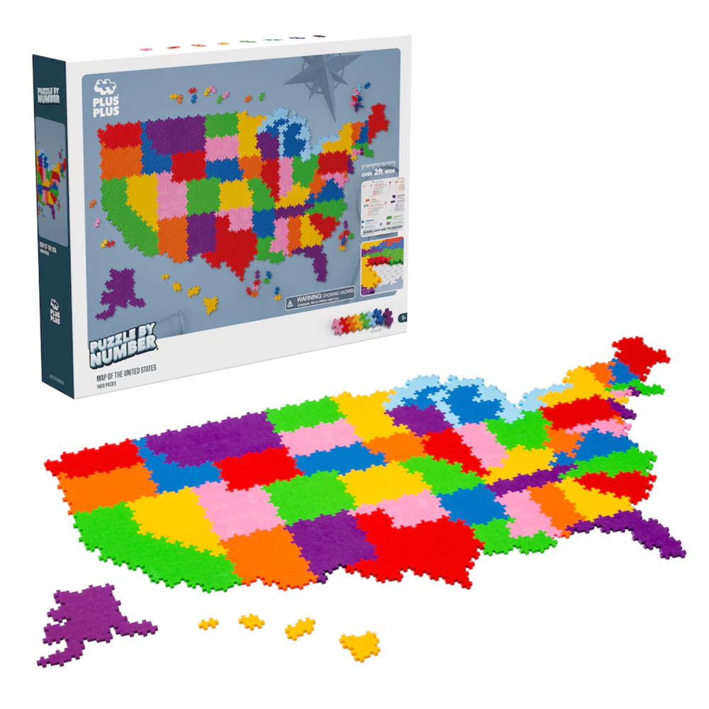 Puzzle by Number Map of the United States, , large image number 0