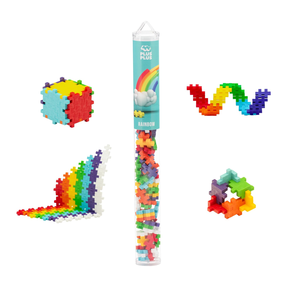 Plus Plus Mini Tube Rainbow Mix, , large image number 0
