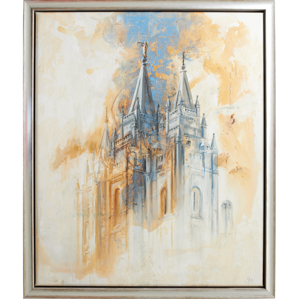 Salt Lake Temple Renewed (26x22 Framed Size)