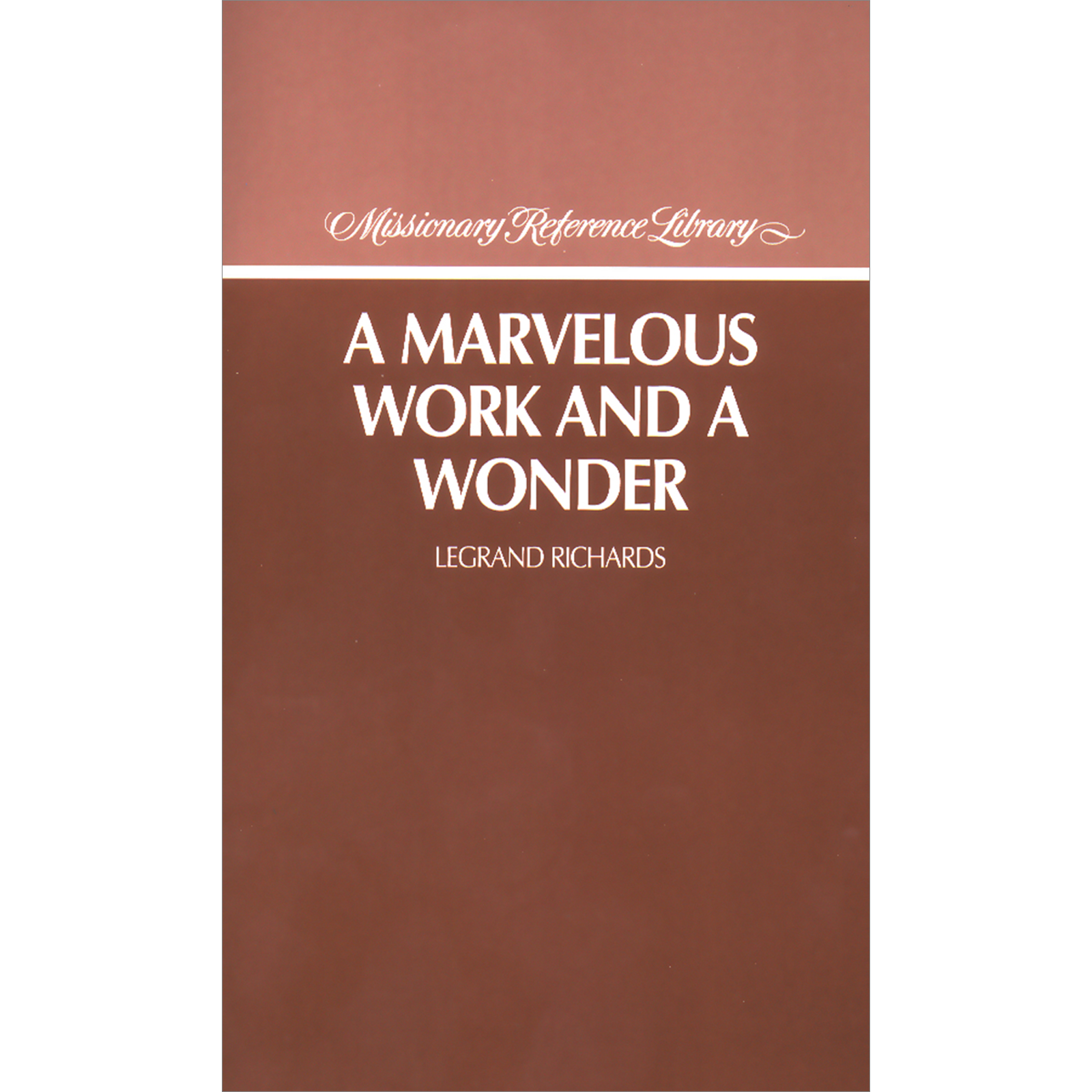 A Marvelous Work and a Wonder, , large image number 0