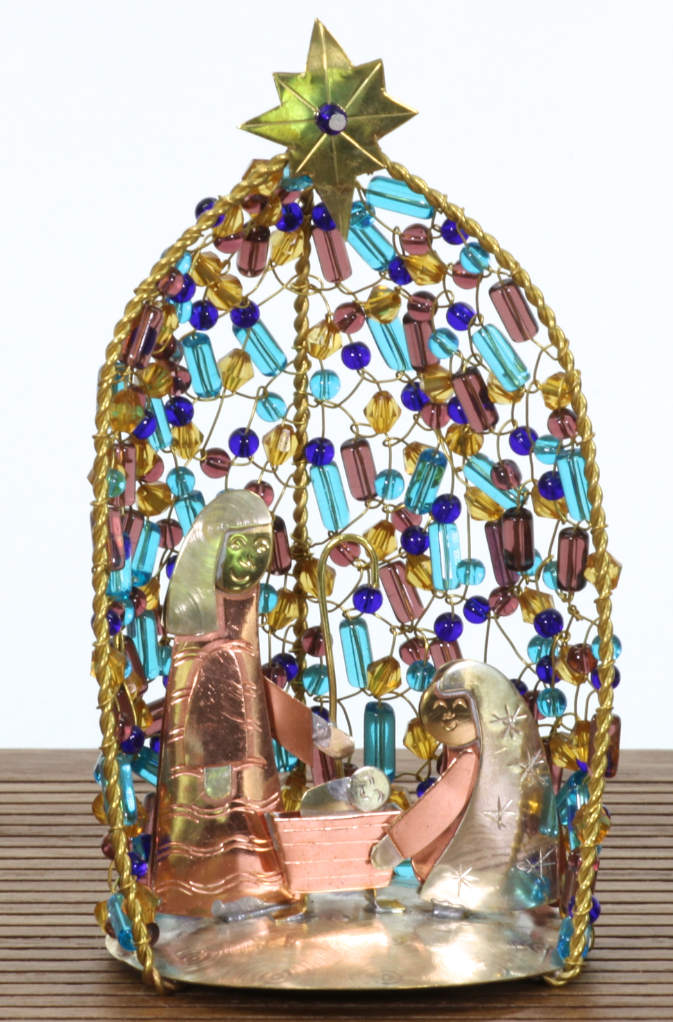 Thai Radiant Light Beaded Nativity, , large