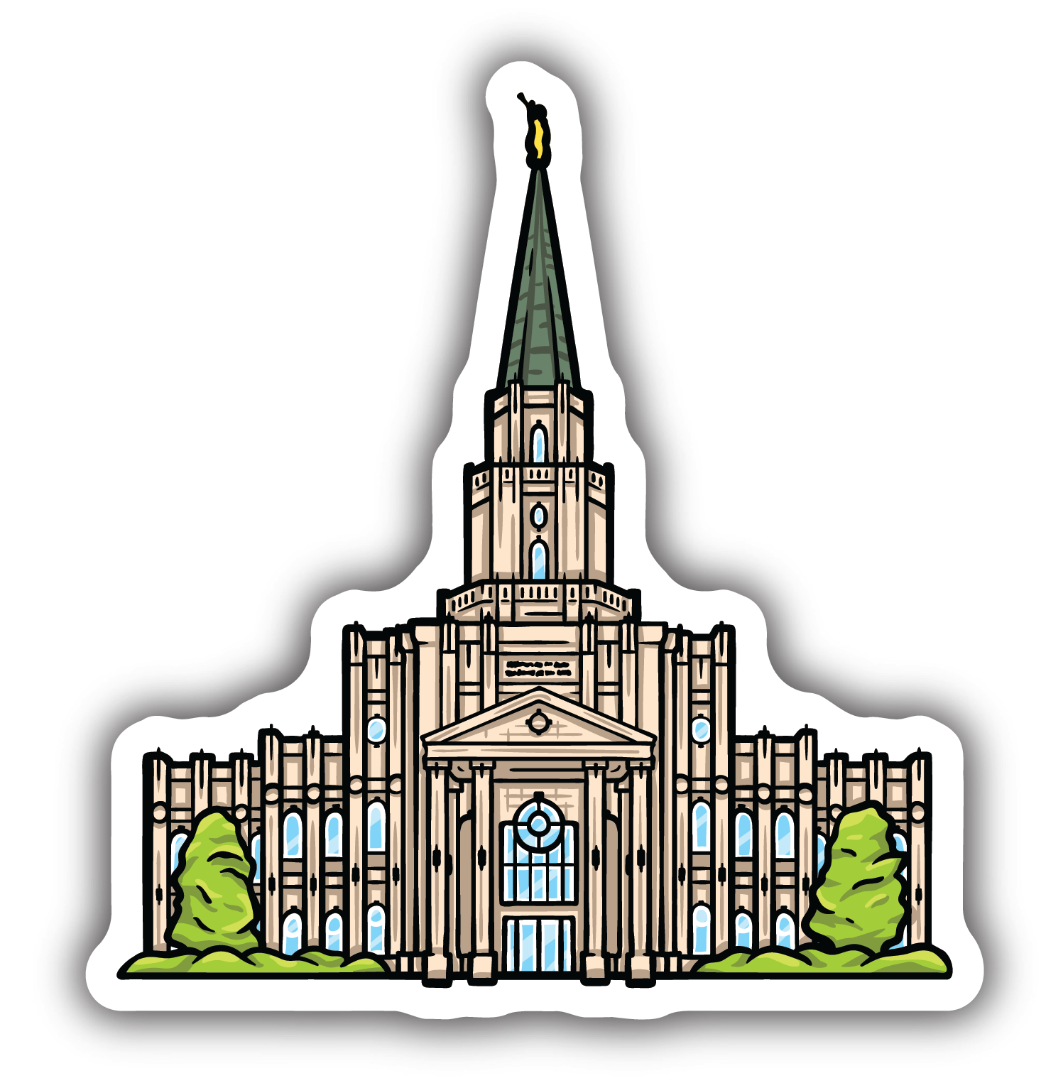 Sticker Houston Temple, , large image number 0