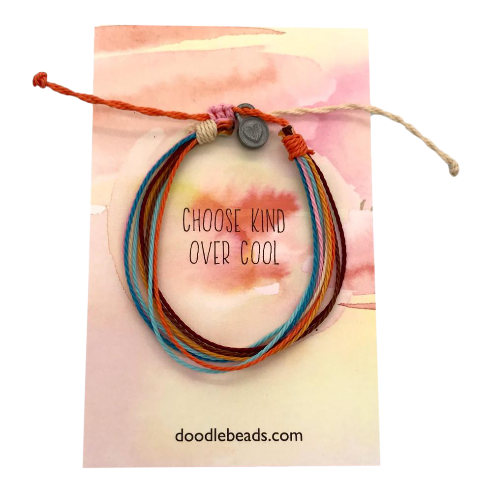 Choose Kind over Cool Thread Bracelet, , large image number 0