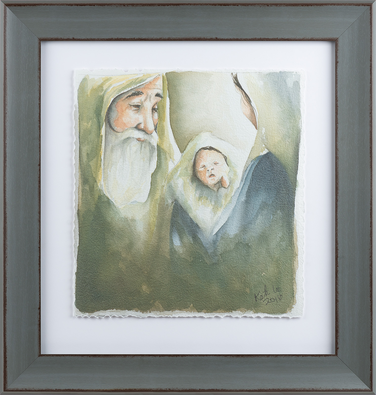 A Light to Lighten (29x27 Framed Print)