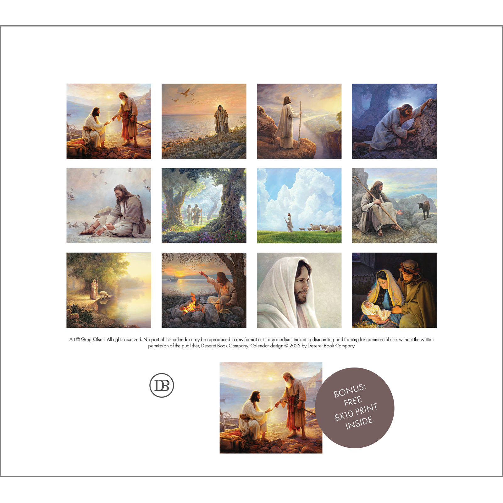 2026 Greg Olsen Calendar, , large image number 2