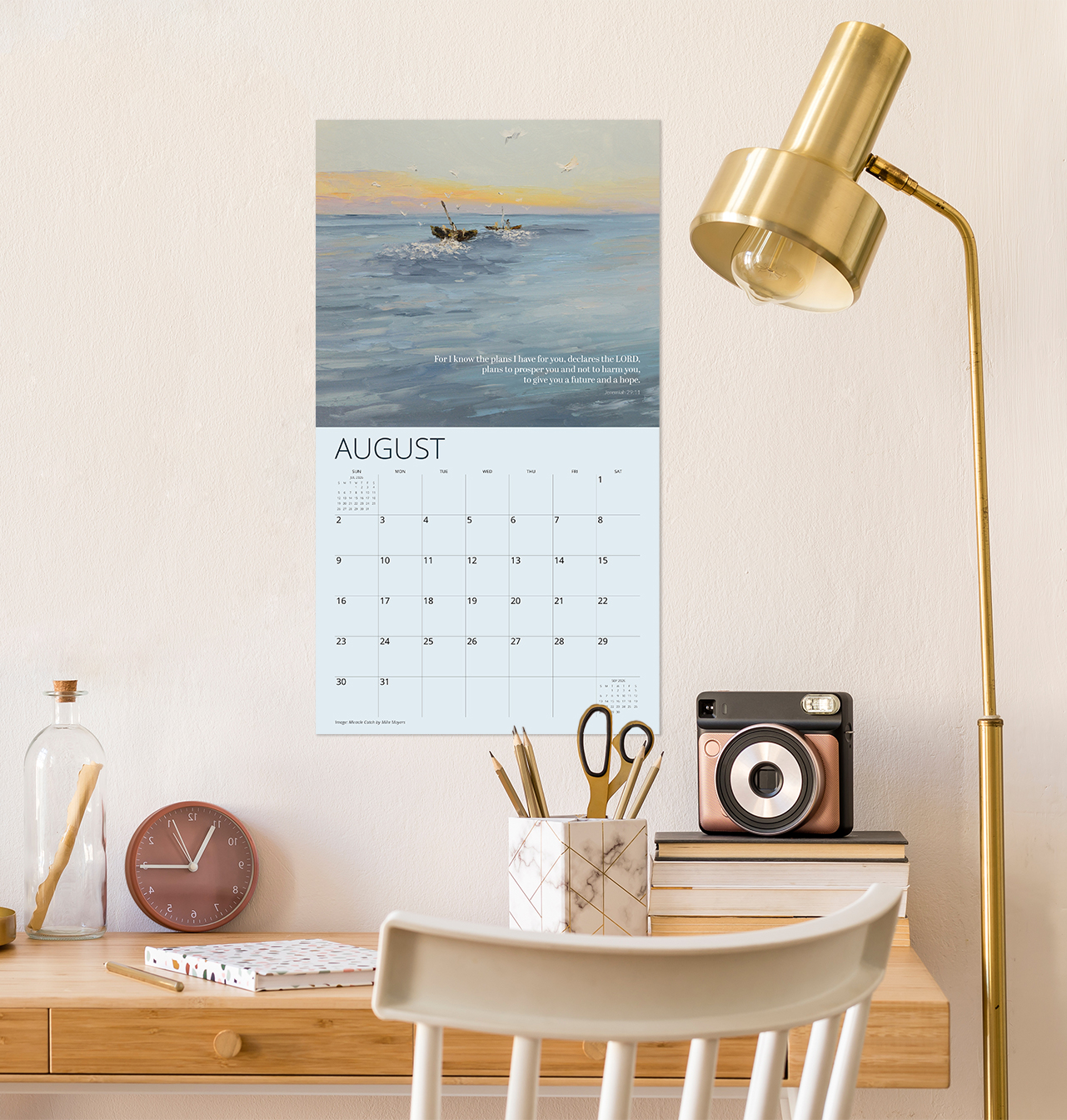 2026 The Lord Is My Light Bible Verse Calendar, , large image number 5