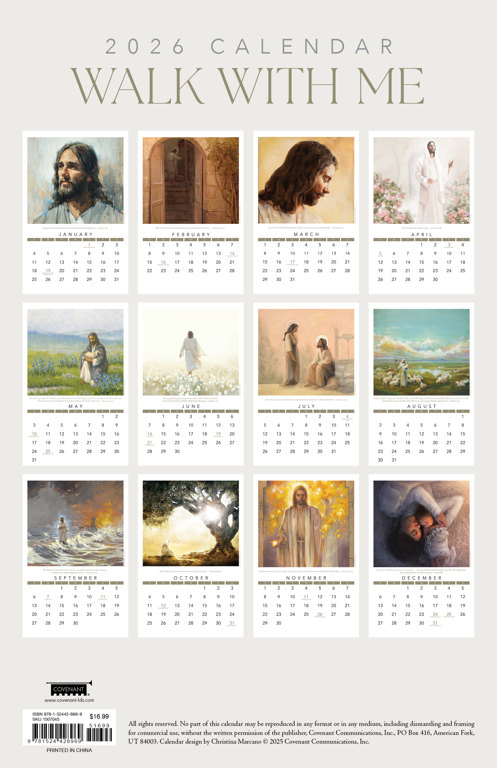 2026 Walk With Me Calendar, , large image number 3