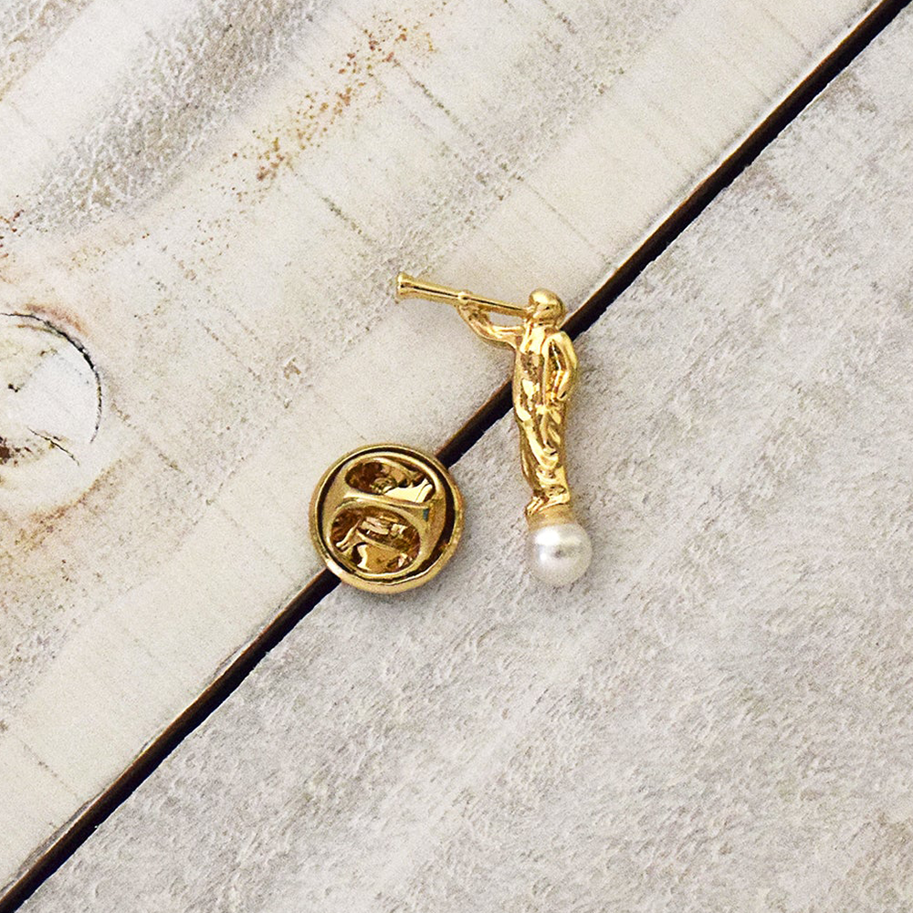 Angel Moroni on Pearl Pin, , large image number 3