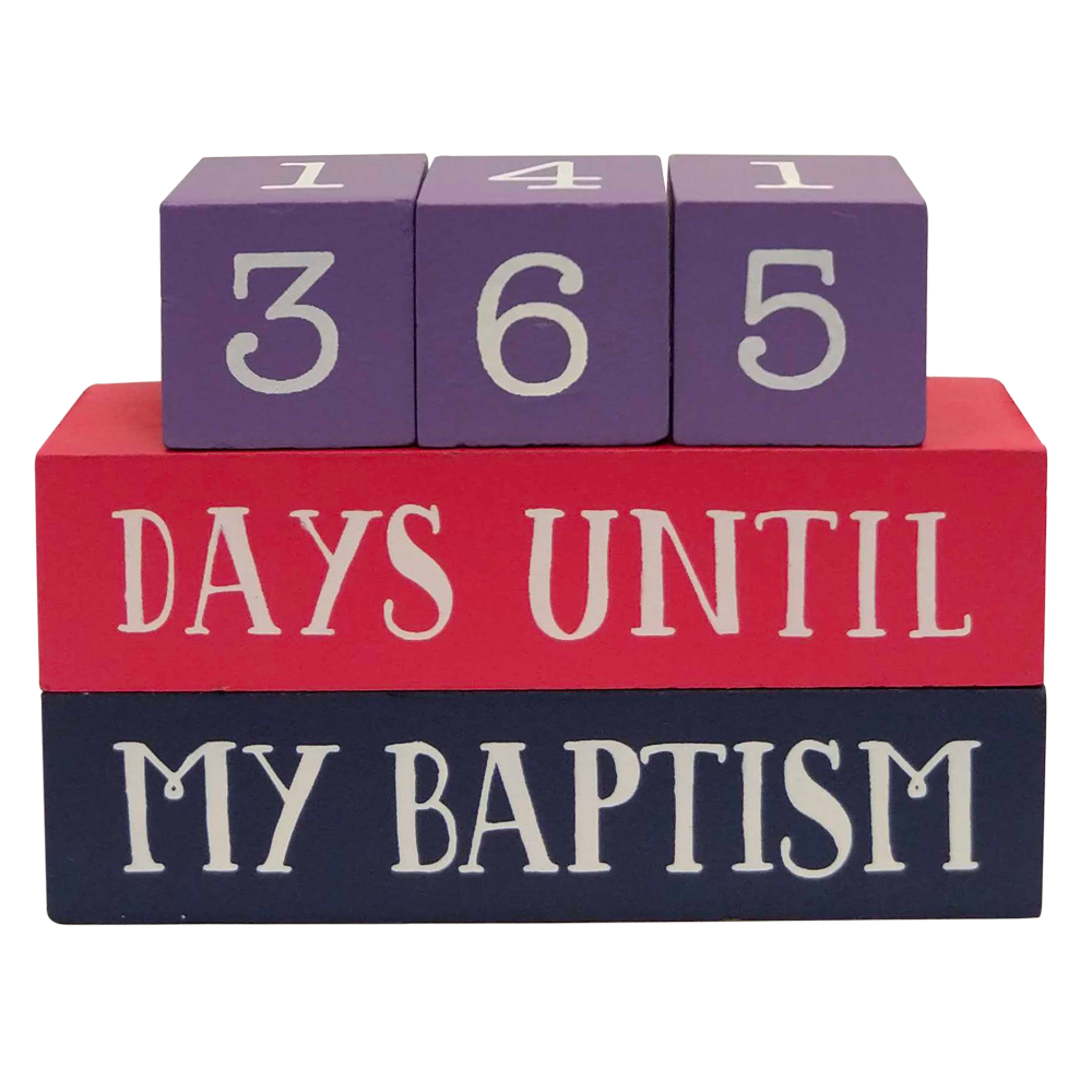 Baptism Countdown Block Set, , large image number 0