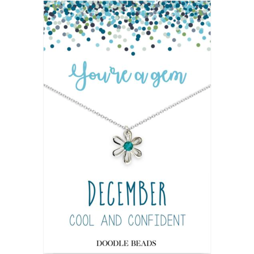 Flower Birthstone Necklace, , large image number 12