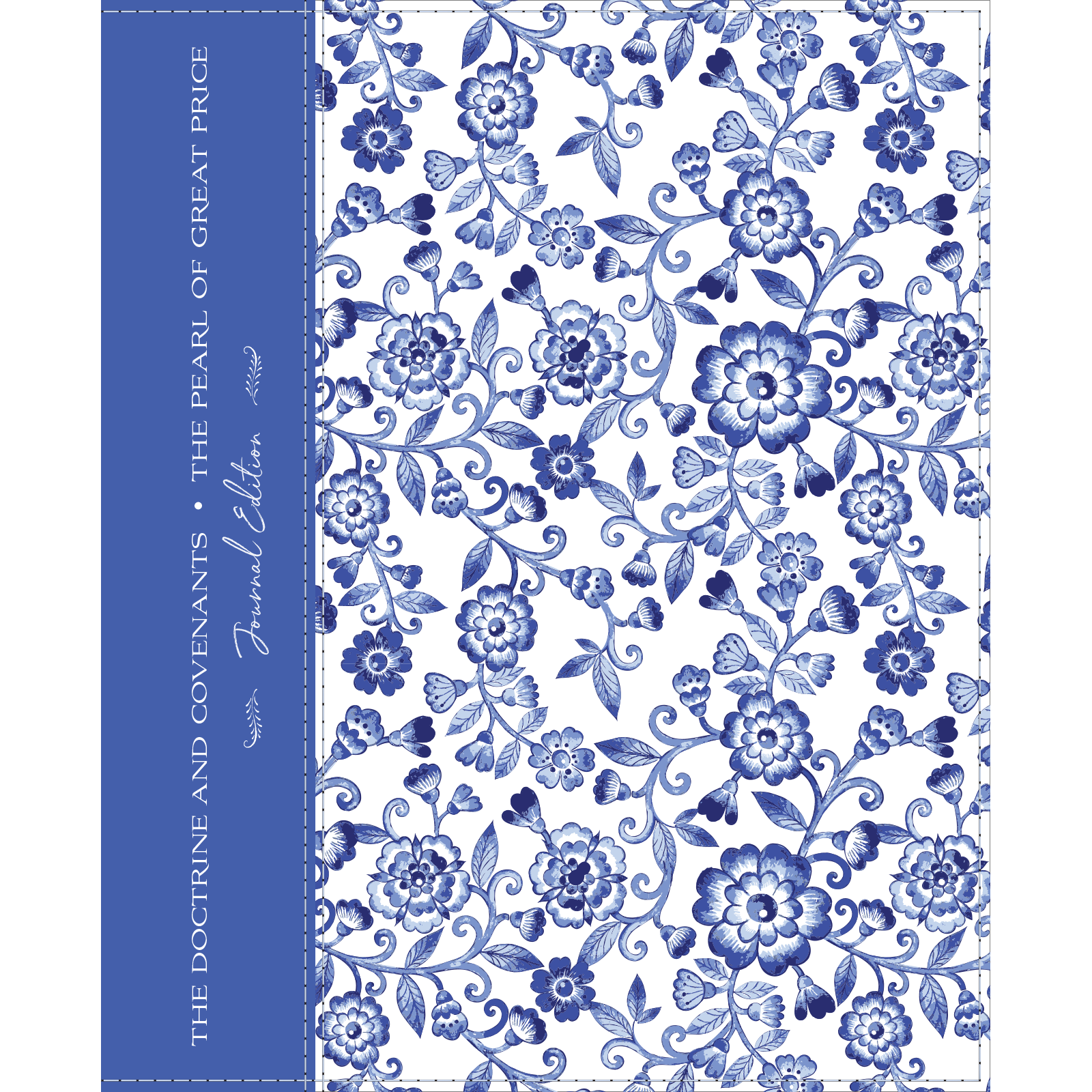 The Doctrine and Covenants and Pearl of Great Price, Journal Edition, Blue Floral (No Index)