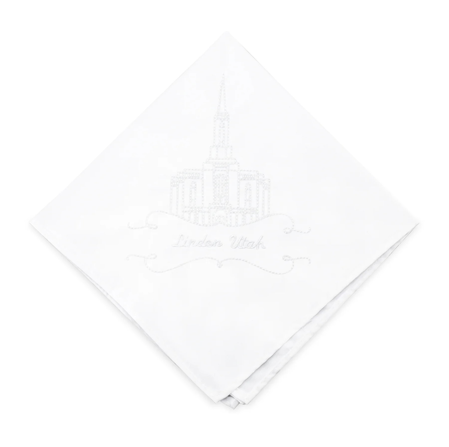 Lindon Utah Temple Handkerchief