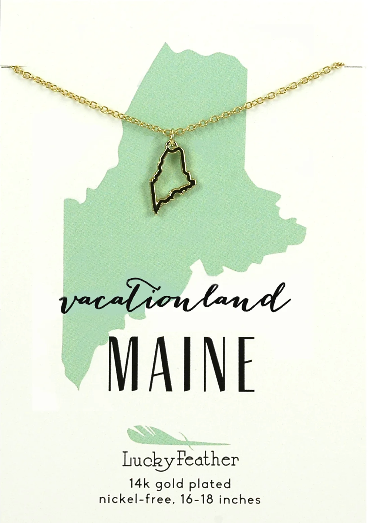 Maine State Necklace, , large image number 0