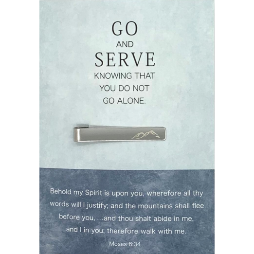 Go and Serve Tie Bar
