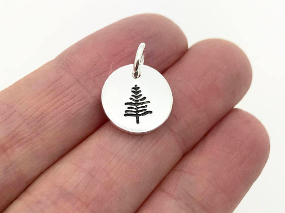 Evergreen Tree Charm, , large image number 1