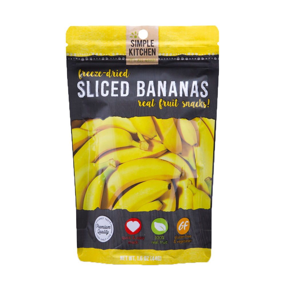 Freeze-Dried Bananas Pouch