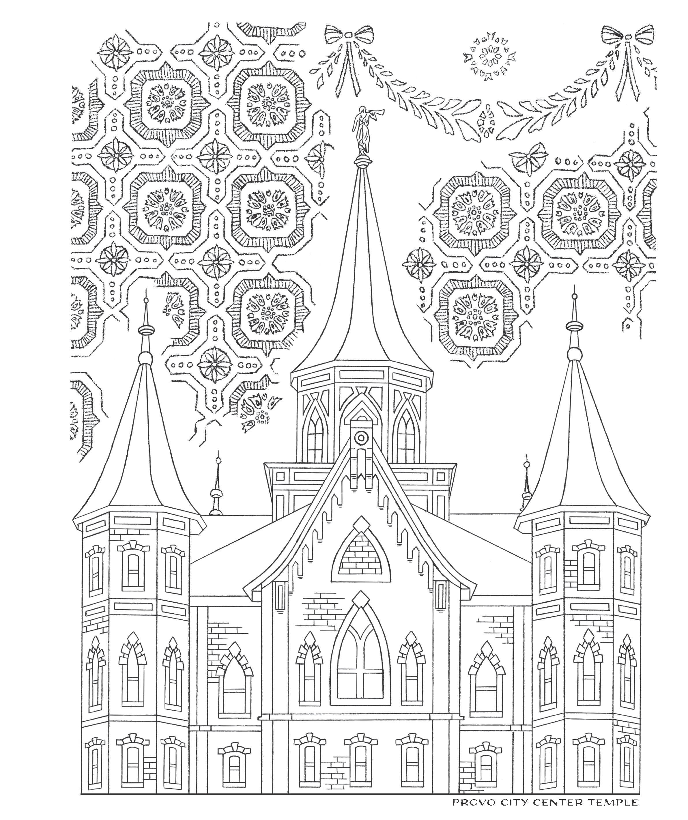Latter-day Temples Coloring Book, , large