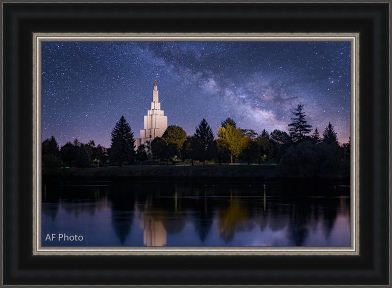 Celestial Temple Series: Idaho Falls Temple (25x34 Framed Art), , large image number 0