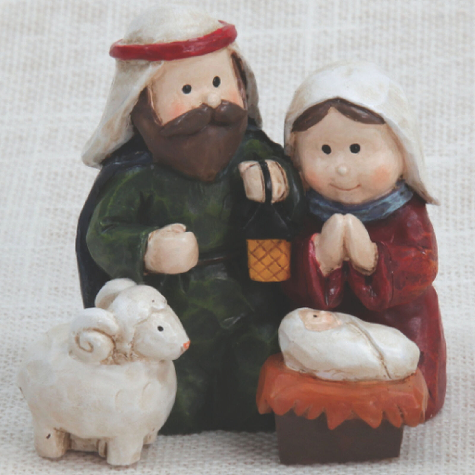 Mini Holy Family Sheep Resin Nativity, , large image number 5