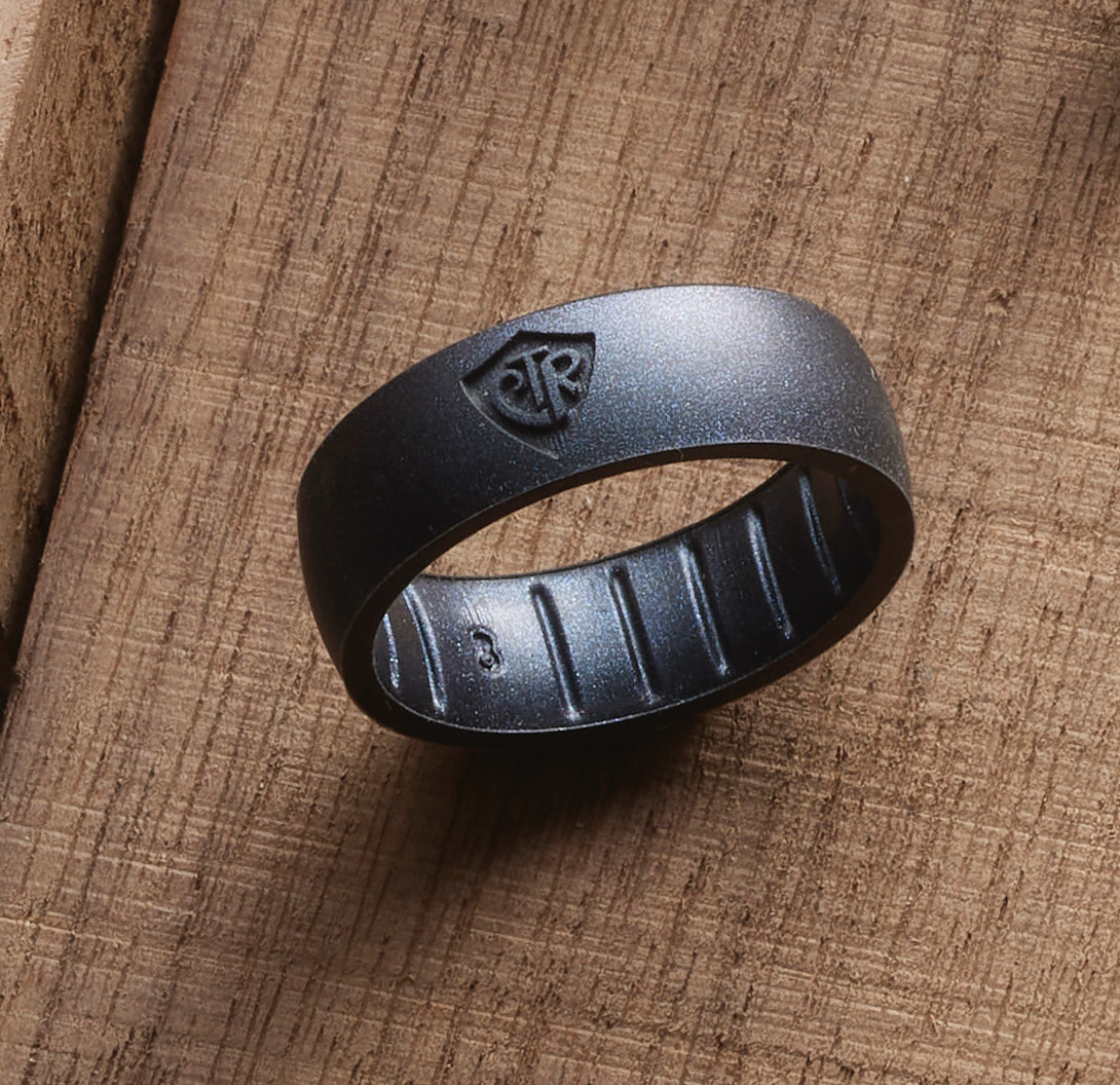 Silicone Black Pearl CTR Ring, , large image number 1
