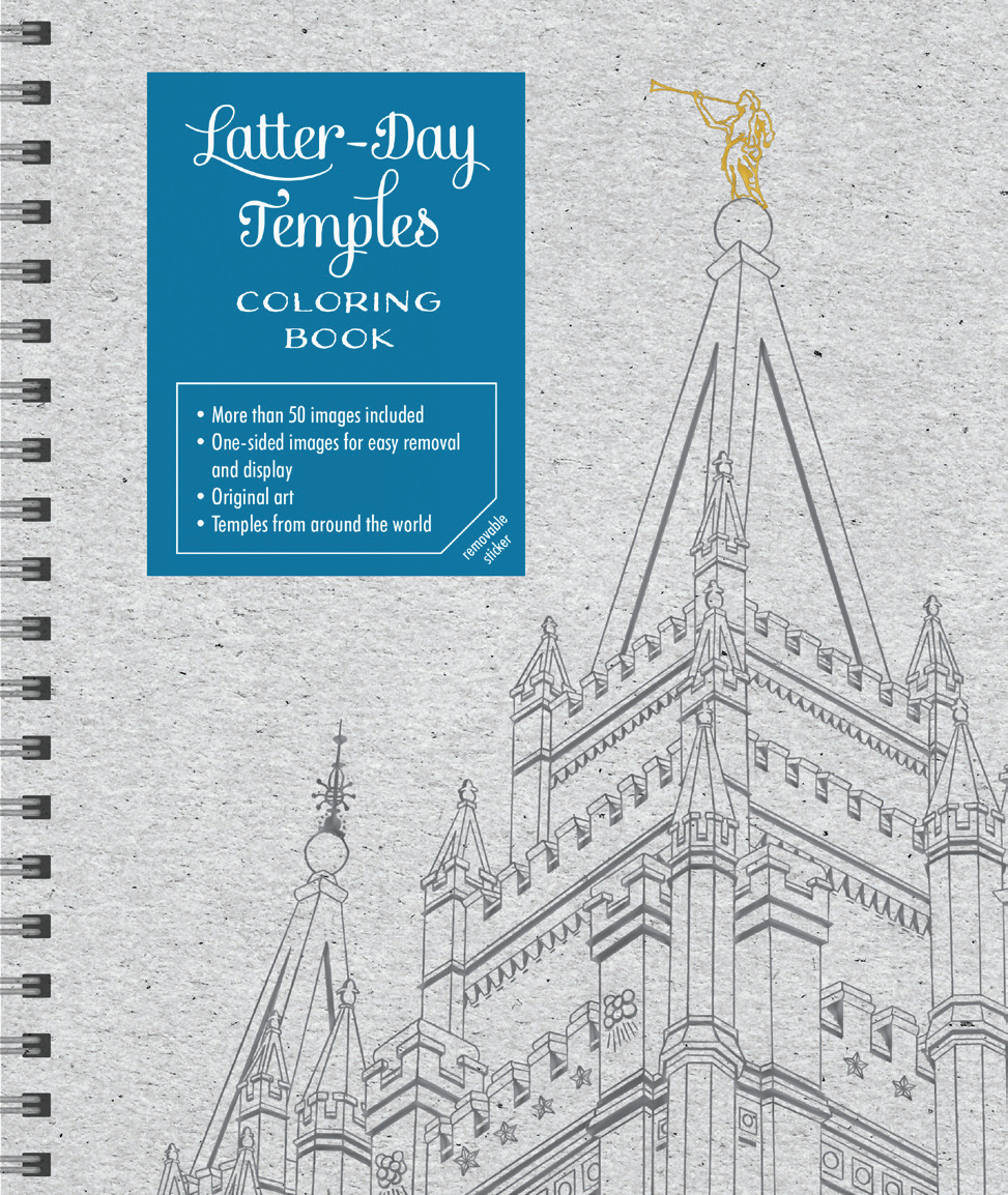 Latter-day Temples Coloring Book